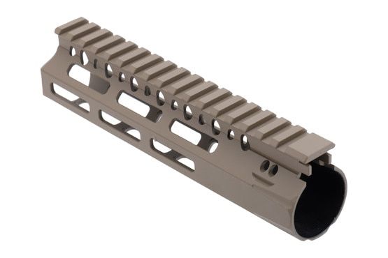 BCM 7" MCMR Modular Rail AR-15 Handguard in FDE with Picatinny rail